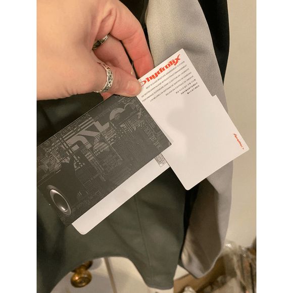 OAKLEY First Off Jet Black/Grey Hydrolix Outerwear Jacket Size XL - Picture 7 of 8